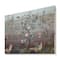 Designart - Chinoiserie With Birds and Peonies XI - Traditional Print on Natural Pine Wood